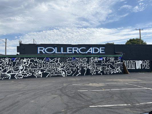 RollerCade mural