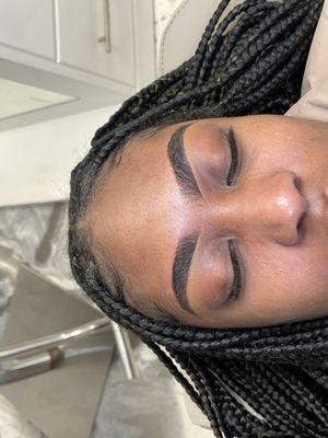 Brow threading #browbar #baltimorebrows