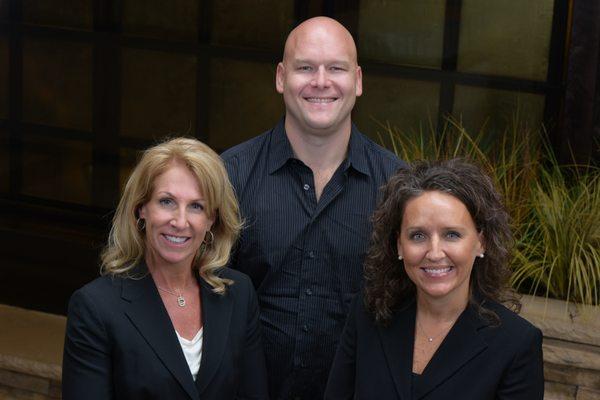 Dr. Tanya Peterson, Dr. Noah Berge and Dr. Heidi Smith