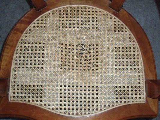 Chair Caning, and all Weaves. Chair repair and all Furniture Repairs.  Free Pickup and Delivery.