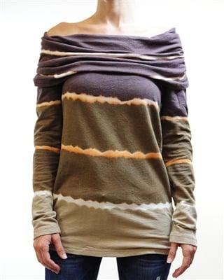 M.Rena Long Sleeve Cowl Neck Top- $32.00