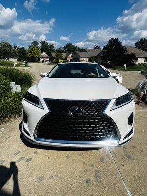 Beautiful Lexus RX350 full detail in Vandalia.