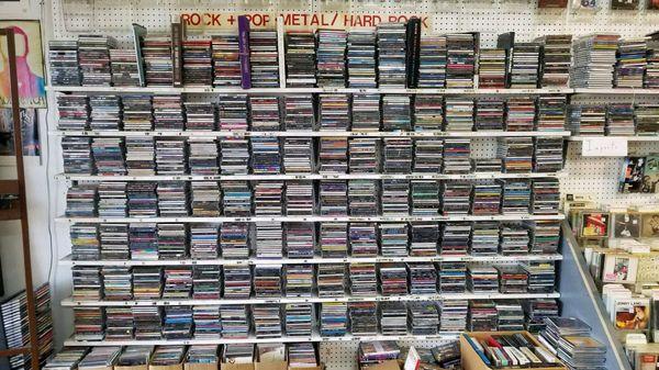 Used cd Rock section