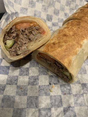 Beef shawarma