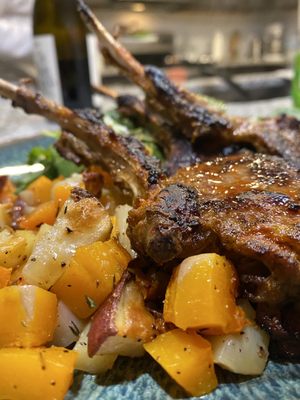 Lamb chops dish