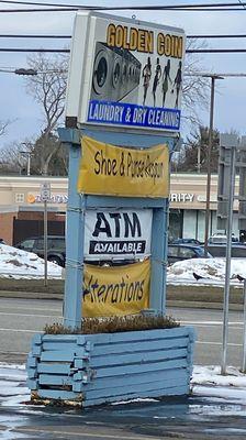 Business sign street side