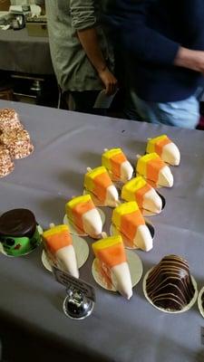 Candy corn cheesecake? Great time to be vegetarian