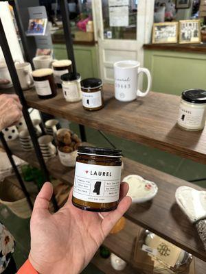 Local candles and gifts