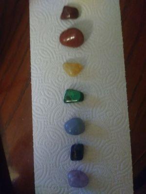 These are some of the crystals used to balance the chakras.