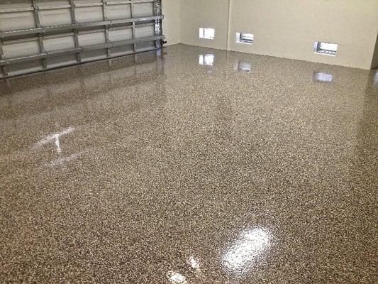 Brown Garage Epoxy