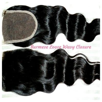 mynxplatinumhair.com
 Burmese Loose Wavy Closure - #MynxDoll