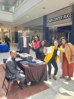 UPS using wifi to hire people on the spot at our MEGA Atlanta Career Fair on September 22, 2022 at Town Center at Cobb.