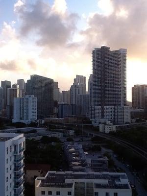 View from my bedroom at sunrise