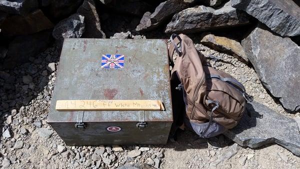 White Mountain register box