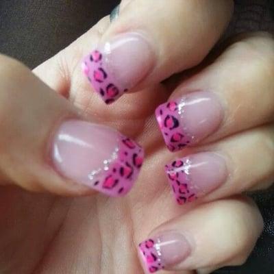 Leopard nails by Ivy