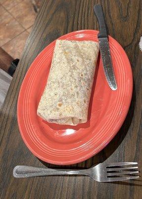 Chili 6. Chile Colorado Burrito- $9.50