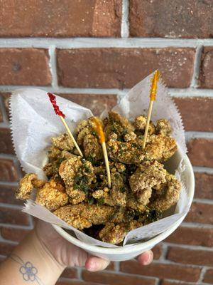 Popcorn chicken mild