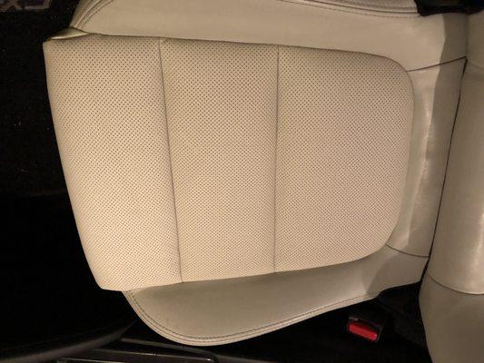 After - seat leather