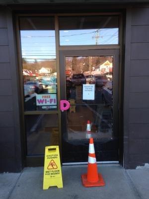 Commercial Store Front for Dunkin Donuts.