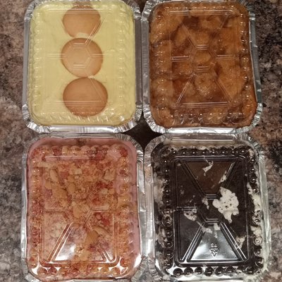 Banana Pudding Peach Cobbler Strawberry Crunch Cake & Oreo Crunch Cake