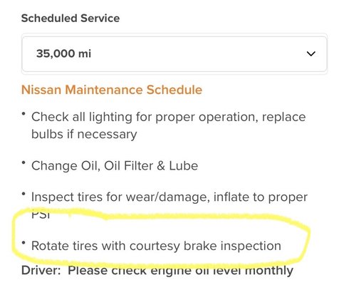 The maintenance schedule they were suppose to complete