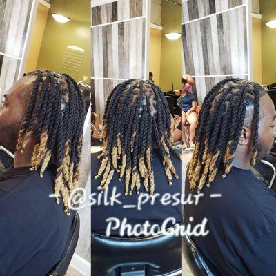 loc retwist & color service