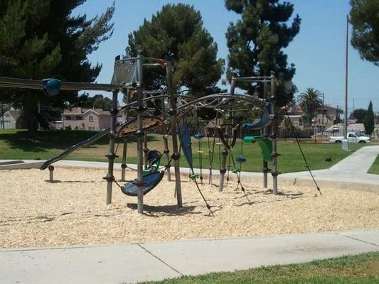 Very cool modern playground...I was at a work thing and I thought it might look unprofessional, especially in a dress, to go cli