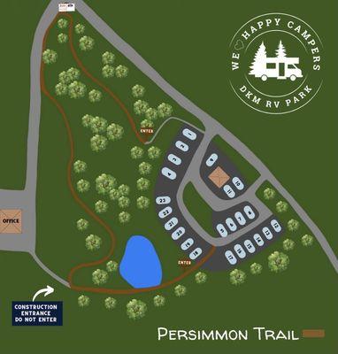 Park and walking trail map