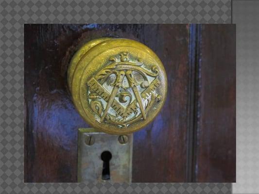 Check out the amazing doorknobs!