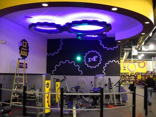 Planet Fitness Interior Signs