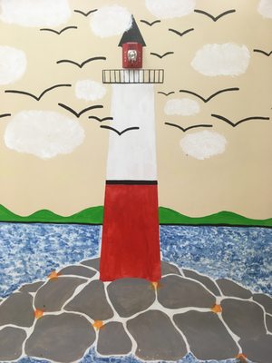 Our logo is a lighthouse.