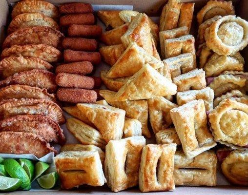 Pastelitos, empanadas and croquetas