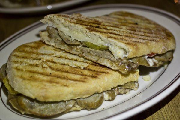 Sweet Sausage, Fontina, Peppers Panini