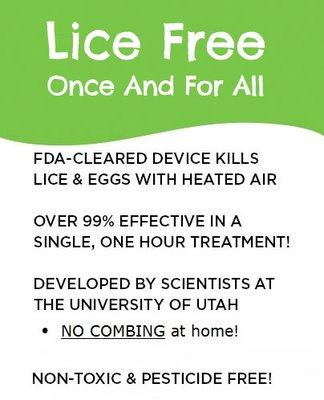 Be lice free, only one treatment!