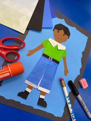 Make a self-portrait with Origami in our Paper Craft Camp this summer! $50 off in-person camps when you sign up before May 1st 2021!