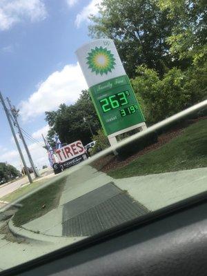 Gas price... the days of .89 long gone