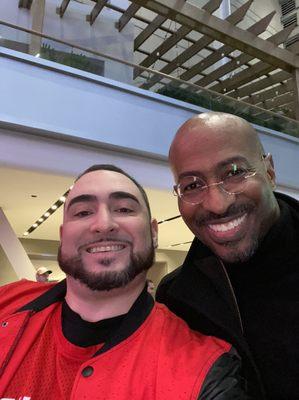 Label owner and President Anthony Jimenez seen here with Political Commentator and civil rights activist Van Jones!