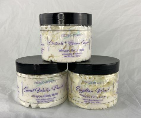 Organic Whipped Body Butter Available for Purchase Online and In Store. Holiday Scents Available Now!