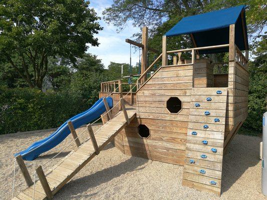 What's cooler than a pirate ship playground?