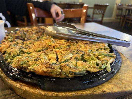 Kimchi pancake