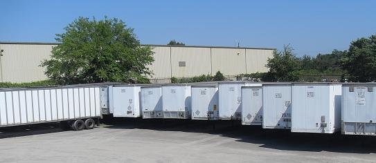 Large selection of mobile storage trailer and yard space