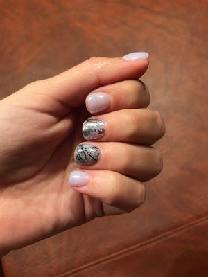 Marble nails!!