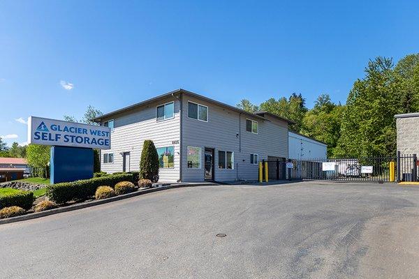 Exterior Office at Glacier West Self Storage at 8025 Pacific Hwy E, Tacoma, WA, 98422