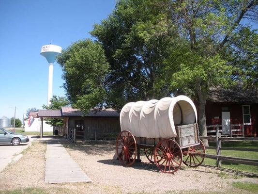 The entrance to the Laura Ingalls Wilder Museum & Gift Store.