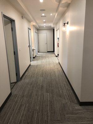 Hallway to rooms