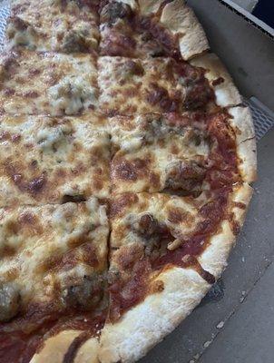 Sausage pizza