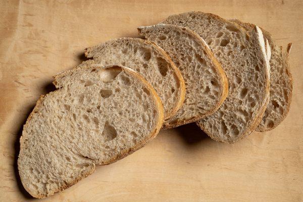 Sliced sourdough