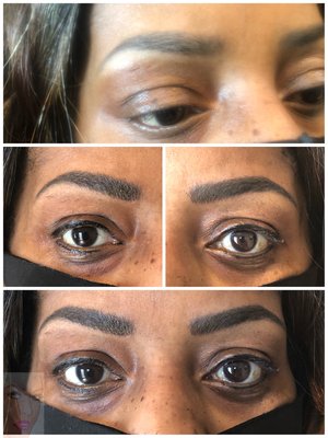 Corrective Microblading with Upper & Lower Eyeliner (Thick)