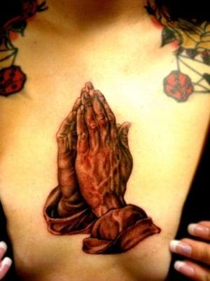 Chris Ayala Praying hands