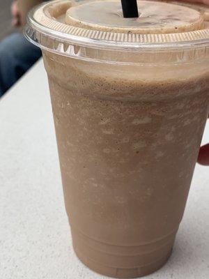 Mexican mocha ... blended ? I asked for iced but it came out looking like this. Still tasty though !